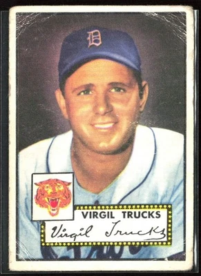 Virgil Trucks 1952 Topps B #262 Detroit Tigers - Image 1 of 2