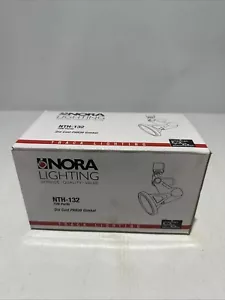 Nora Lighting 75w Par30 Die Cast Gimbal Black Track Lighting NTH-132 - Picture 1 of 5
