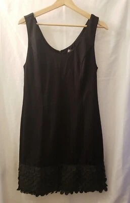 Vestido Tinley Road Talla Mediana Negro Sin Mangas Cremallera Por encima de la rodilla Foto 1 de 4