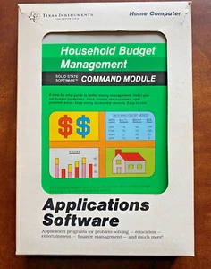 VINTAGE HTF TX Instruments T99 Computer App. HH Budget & Management UNTESTED - Picture 1 of 2
