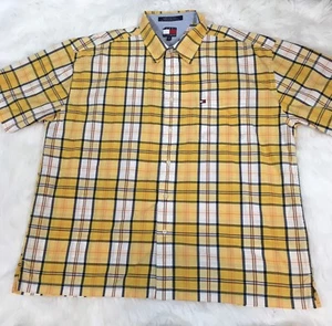 Tommy Hilfiger Herren Hemd Gr. XXL Kurzarm Knopfleiste kariert Vintage - Bild 1 von 12