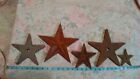 5 Vintage Cast Metal Stars - Heavy And Cool!