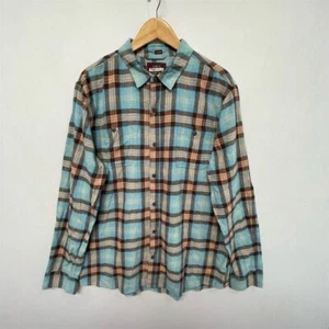 Alesbury Men Long Sleeve Flannel Button-Up Shirt Size XL X-Large Tall M185 -3 - Picture 1 of 17