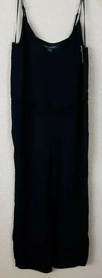 French Connection Womens Black Flared Leg Jumpsuit Size 12 New With Tags #LL6739 - Image 1 of 4