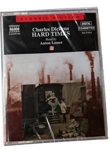 HARD TIMES by CHARLES DICKENS (AUDIO CASSETTE) ANTON LESSER NAXOS NEW AND SEALED - Picture 1 of 12