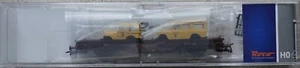 Roco 67259 (pista H0) vagón de la ÖBB + 2 Jeep + embalaje original - sin usar - Imagen 1 de 2