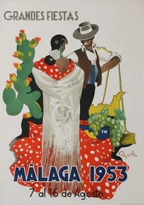 ANSALDO - MALAGA BIG PARTIES - 1953 - Picture 1 of 1