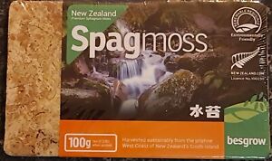 New Zealand Sphagnum Moss. Premium Quality Sphagnum. 100g Hydrated=8 Letters.