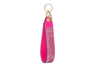 VICTORIA'S SECRET Forever Pink Script Muñequera Llavero con Estrás Brillante - Imagen 1 de 1