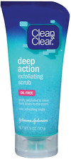 Clean & Clear Deep Action Exfoliating Cleanser, 5 Oz. Oil-Free (148Ml) 2 Pack