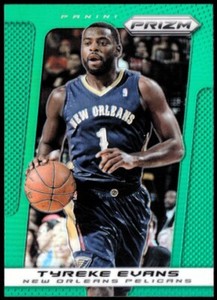 2013-14 Panini Prizm Prizms Green #109 Tyreke Evans - NM-MT