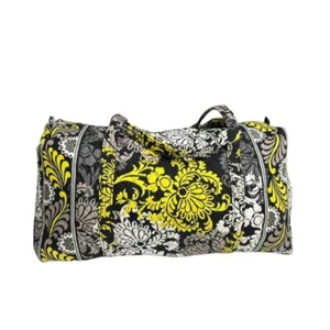 Vera Bradley Baroque Print Duffle Bag Weekender Quilted Cotton Carry On Style - Picture 1 of 7