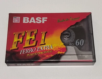 BASF FERRO EXTRA 1 FE 1 60 Blank cassette iec 1 brand new - Image 1 of 4
