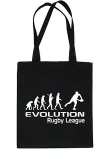 Evolution Of Rugby League Shopping Tote Bag Ladies Gift