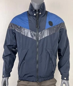 Coach Men's Navy/Deep Sky Nylon Packable Windbreaker w/Storage Pouch US 40 79558 - Picture 1 of 12