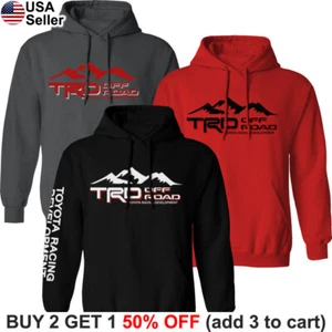 TRD Off Road Hoodie Sweatshirt Sport Truck Shirt Toyota Racing Development BTY02 - Picture 1 of 20