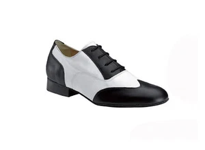 2305 Scarpa da ballo uomo in pelle bicolore - Foto 1 di 33