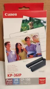 Genuine Canon KP-361P Set Color Print Cartridge & 36 Postcard 4 x 6" Sheets - Picture 1 of 2