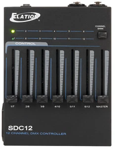 Elation SDC12 Battery Powered Portable Handheld Dmx 12-Channel Controller New - Picture 1 of 2