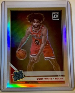 (a) 2019-20 Donruss Optic COBY WHITE #180 Rated Rookie Holo RC - BULLS