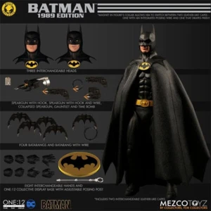 Figura de acción Mezco Toys Batman edición 1989 1/12 nuevo juguete caliente en stock - Imagen 1 de 11