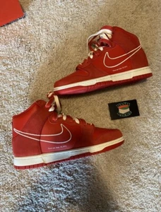 Size 8 - Nike Dunk SE High First Use Pack - University Red - Picture 1 of 1