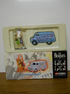 Corgi Classics 'Beatles Collection' Bedford CA Graffiti Van w/Metal Figures- New - Image 1 of 2