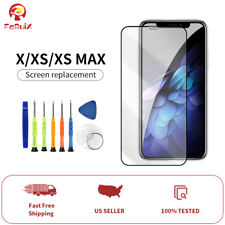 For iPhone X XS MAX XS LCD Display 3D Touch Screen Replacement/Toughened Film US