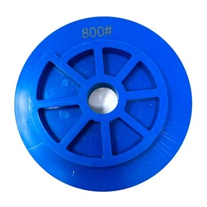 OHIY 5in Snail Lock Polishing Pad 800 Grit Diamond Resin Abrasive Grinding Disc - Picture 1 of 10
