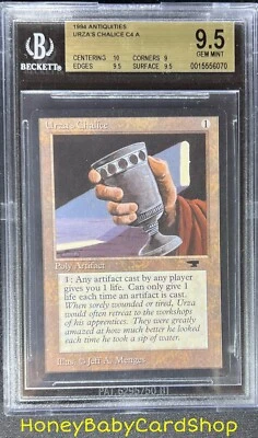 MTG Antiquities 1994 Urza's Chalice BGS 9.5 GEM MINT Old School 93/94 - Image 1 of 4