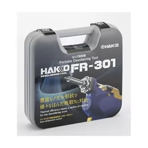 HAKKO FR301-82 DESOLDERING TOOL 2-pole Grounding Plug AC 100V with CASE New - Picture 1 of 6