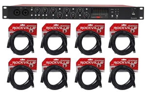 Focusrite Scarlett OctoPre 8-Channel Microphone Mic Preamp + (8) XLR Cables - Picture 1 of 10