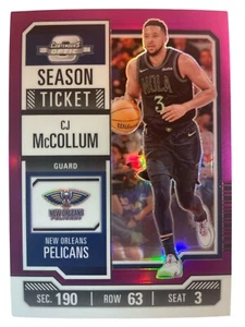 2023-24 Optic Contenders /15 CJ McCollum SSP #23 - Picture 1 of 2