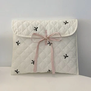 Puffy Laptop Sleeve Laptop Carrying Case for 15 Inch Notebook Tablet (White) - Bild 1 von 10