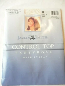 Vintage Jaclyn Smith Control Top Pantyhose Color-Lace , Size A - Picture 1 of 2