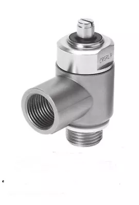 Festo CRGRLA-1/8-B One-Way Flow Control Valve Stainless - Image 1 of 3
