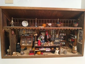 Puppenhaus Gemischtwarenladen Kiste 1:12 Diorama 24"x14"x9,5 Miniatur - Bild 1 von 24