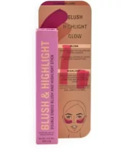Makeup Revolution Duo Ended Blush AND Highlight Stick In Champagne Shine! *NIB* - Picture 1 of 4
