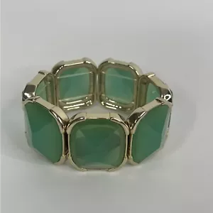 Banana Republic Women's Green Tile Stretch Bracelet NWT Brand New - Picture 1 of 5