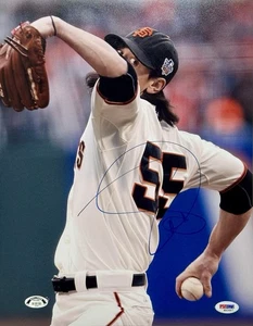 Tim Lincecum signed 11x14 Photo - SF Giants - PSA/DNA Authenticated - Picture 1 of 4