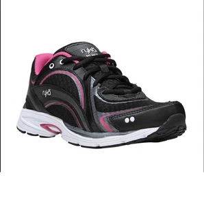 RYKA Sky Walk Black/Pink/Silver Athletic Shoes Size 9.5 - Picture 1 of 7