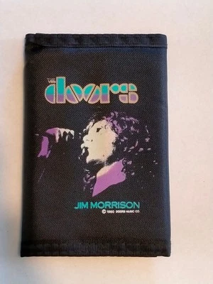 The Doors Jim Morrison rock hard rock CARTERA RARA logotipo de música vintage Foto 1 de 3
