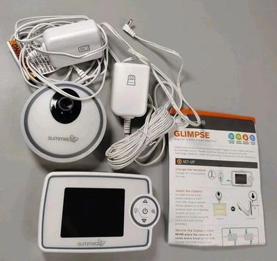 Monitor de video digital a color Summer Infant Glimpse #29890 con manual de inicio rápido Foto 1 de 4