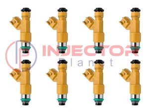 Set of 8 DENSO 0480 fuel injector 2009-2010 Jaguar XF 4.2L 6R83-AD Genuine OEM - Foto 1 di 5
