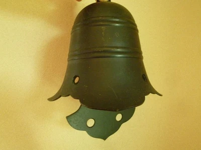 Sino budista sino de vento bronze vintage japonês 6,1 polegadas - Imagem 1 de 4