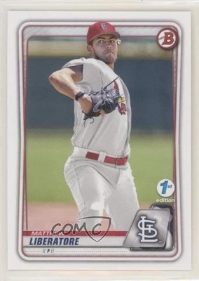 2020 Bowman Draft 1st Edition Matthew Liberatore #BD-198 - Image 1 of 2