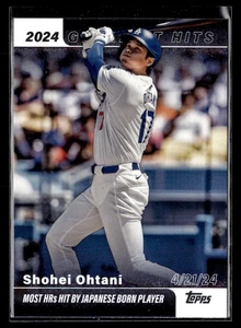 Shohei Ohtani - 2025 Topps 2024 Grandes éxitos #GH-8 Los Angeles Dodgers - Imagen 1 de 2