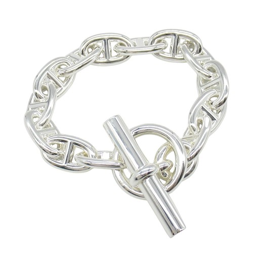 HERMÈS Bracciale HERMES Chaine d'Ancre MM 13 cornici H101994B argento925 donna