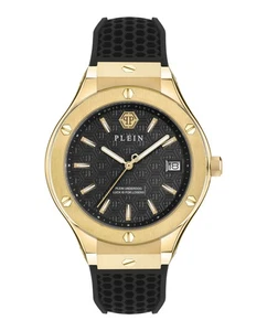 Philipp Plein Mens  Gold 44mm Strap Fashion Watch - Picture 1 of 4