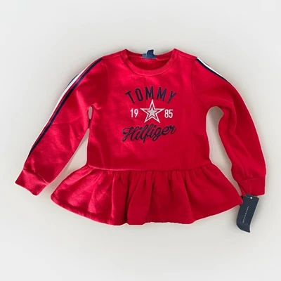NWT Tommy Hilfiger Toddler Girl Size 6 Sweatshirt American Preppy Classic - Image 1 of 4